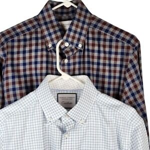 Charles Tyrwhitt Custom Mens Button Down Shirt Bundle 16" Lot Of 2